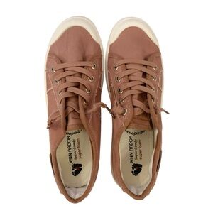 NWOT - JENN ARDOR Women's Pink Slip-On Canvas Shoes - Size 9